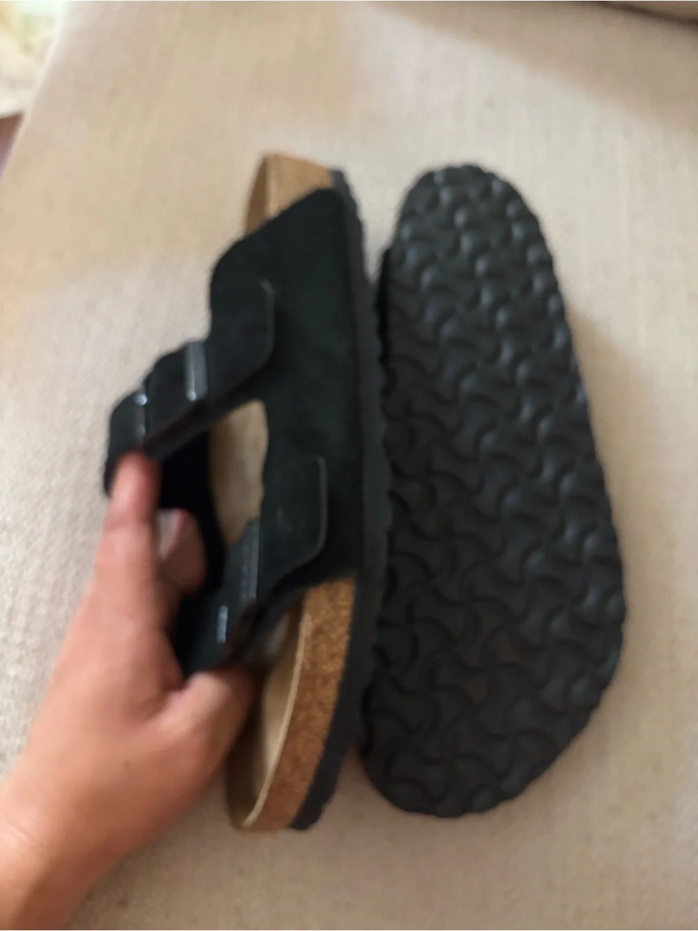 Black  Birkenstock Arizona sandals